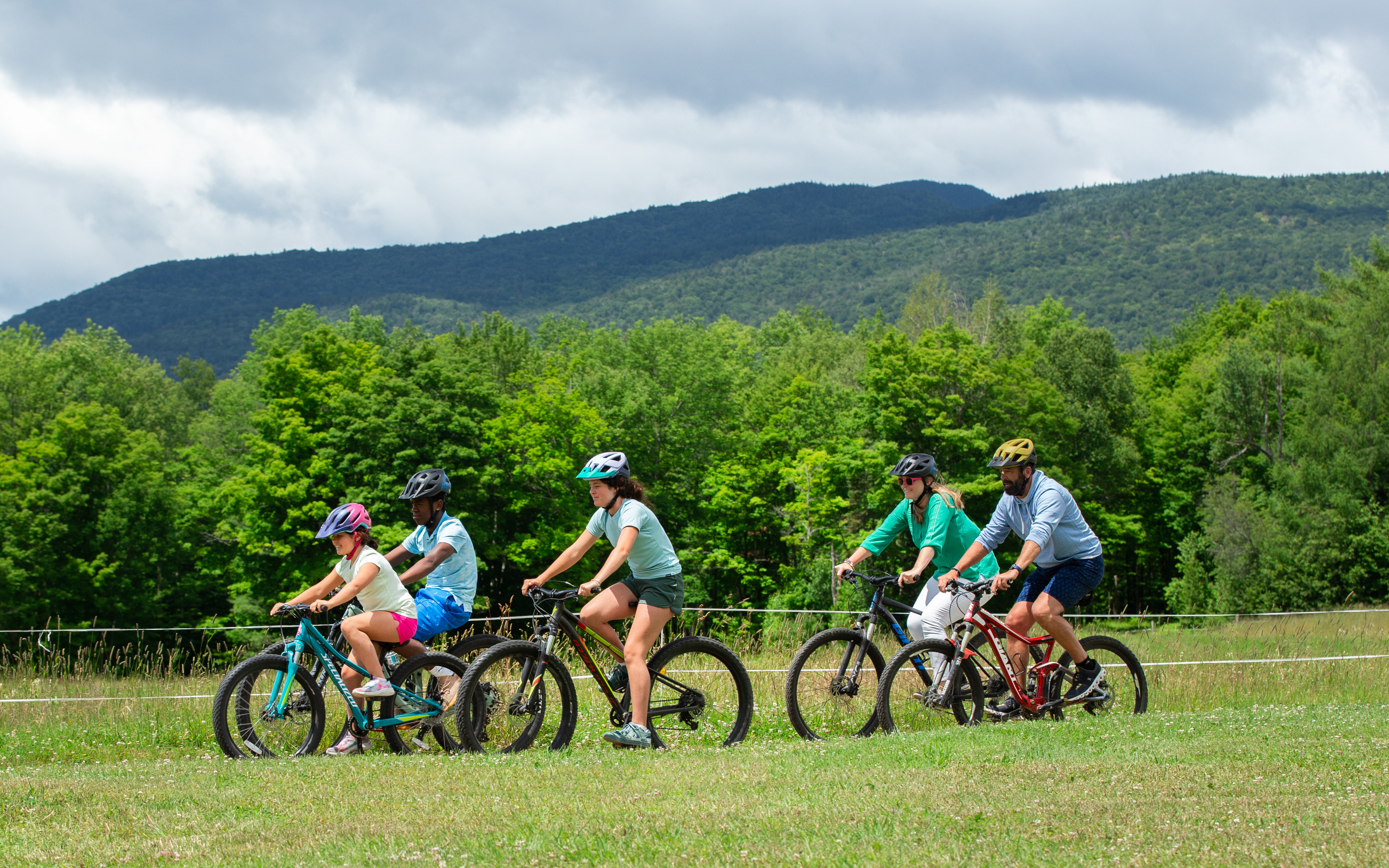 Stowe Recreation Path in summer