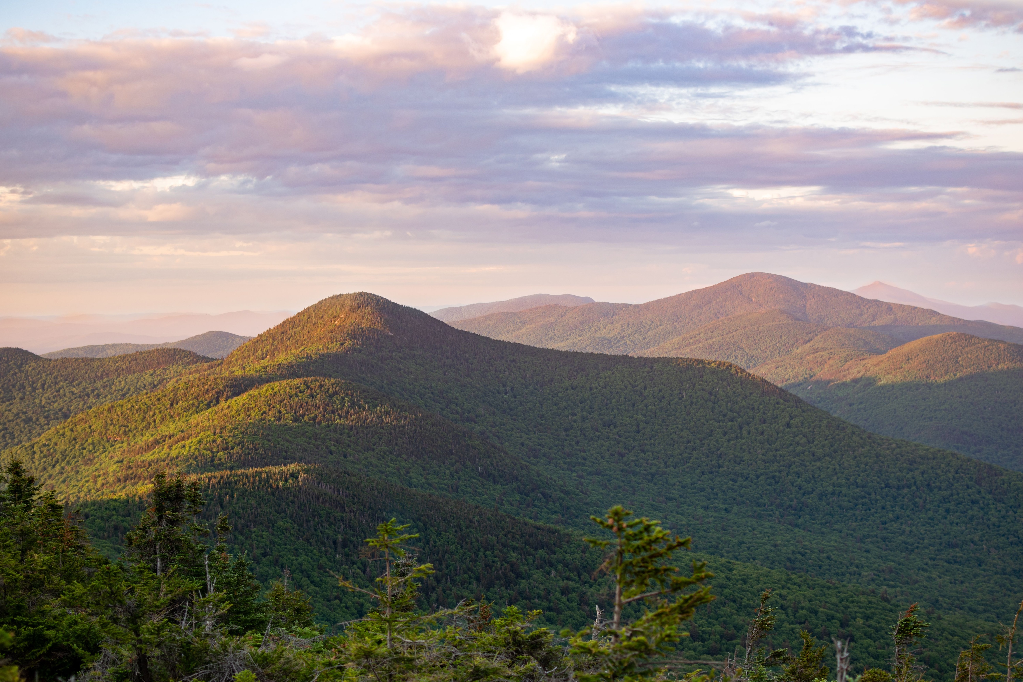 Early spring in the Green Mountains of Vermont